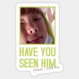 I MISS HIM (BTS) Sticker